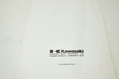 Kawasaki Portable Generator Owner's Manual