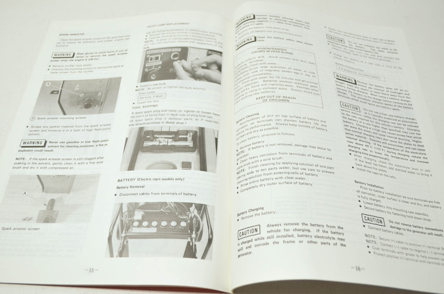 Kawasaki Portable Generator Owner's Manual