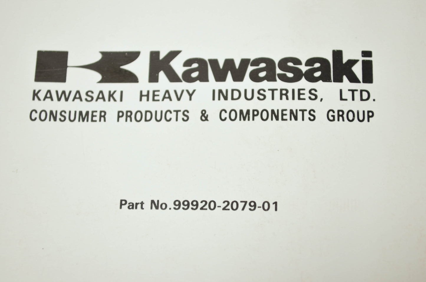 Kawasaki Portable Generator Owner's Manual