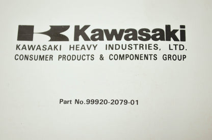 Kawasaki Portable Generator Owner's Manual