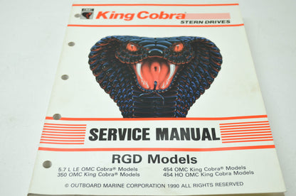 OMC 507954 King Cobra RGD Models Service Manual