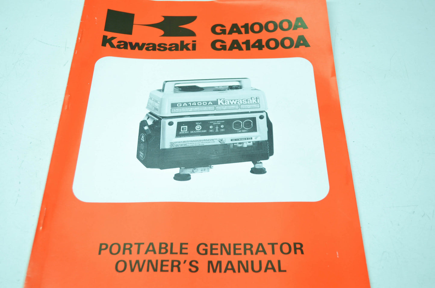 Kawasaki Portable Generator Owner's Manual