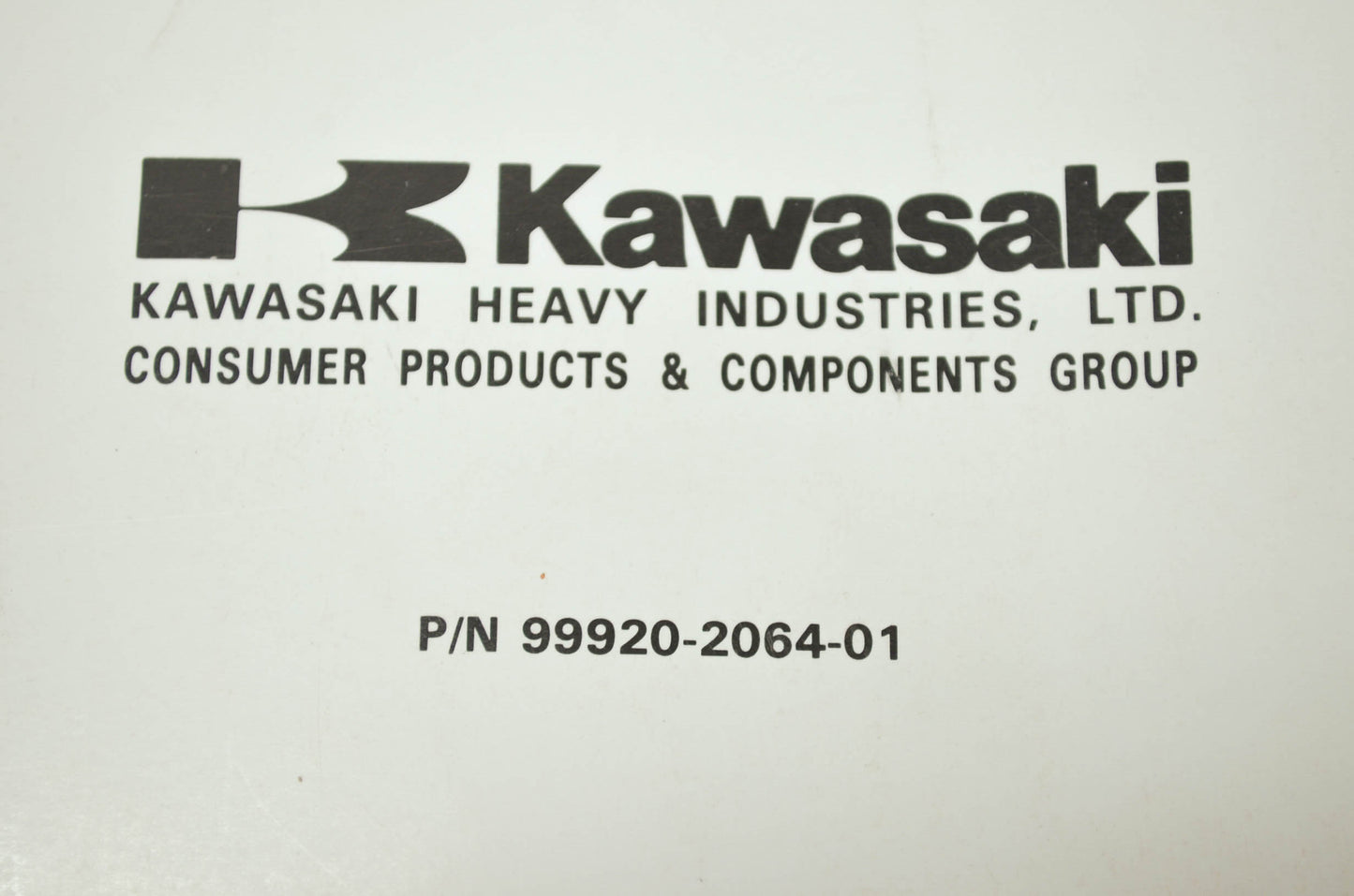 Kawasaki Portable Generator Owner's Manual