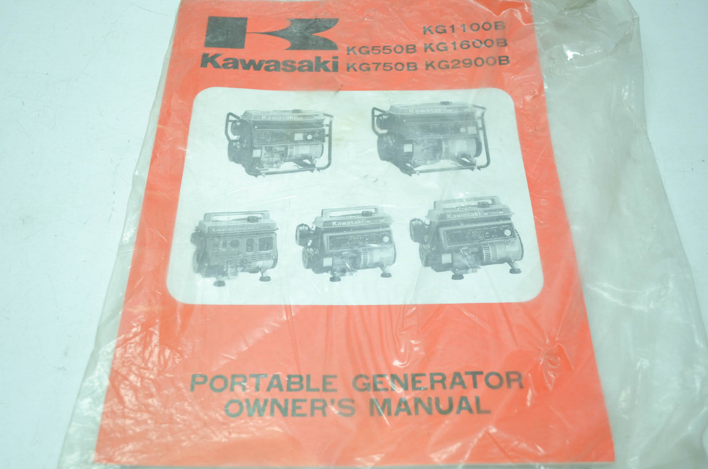 OEM Kawasaki 99920-2004 Owner's Manual KG550B1-2900B1