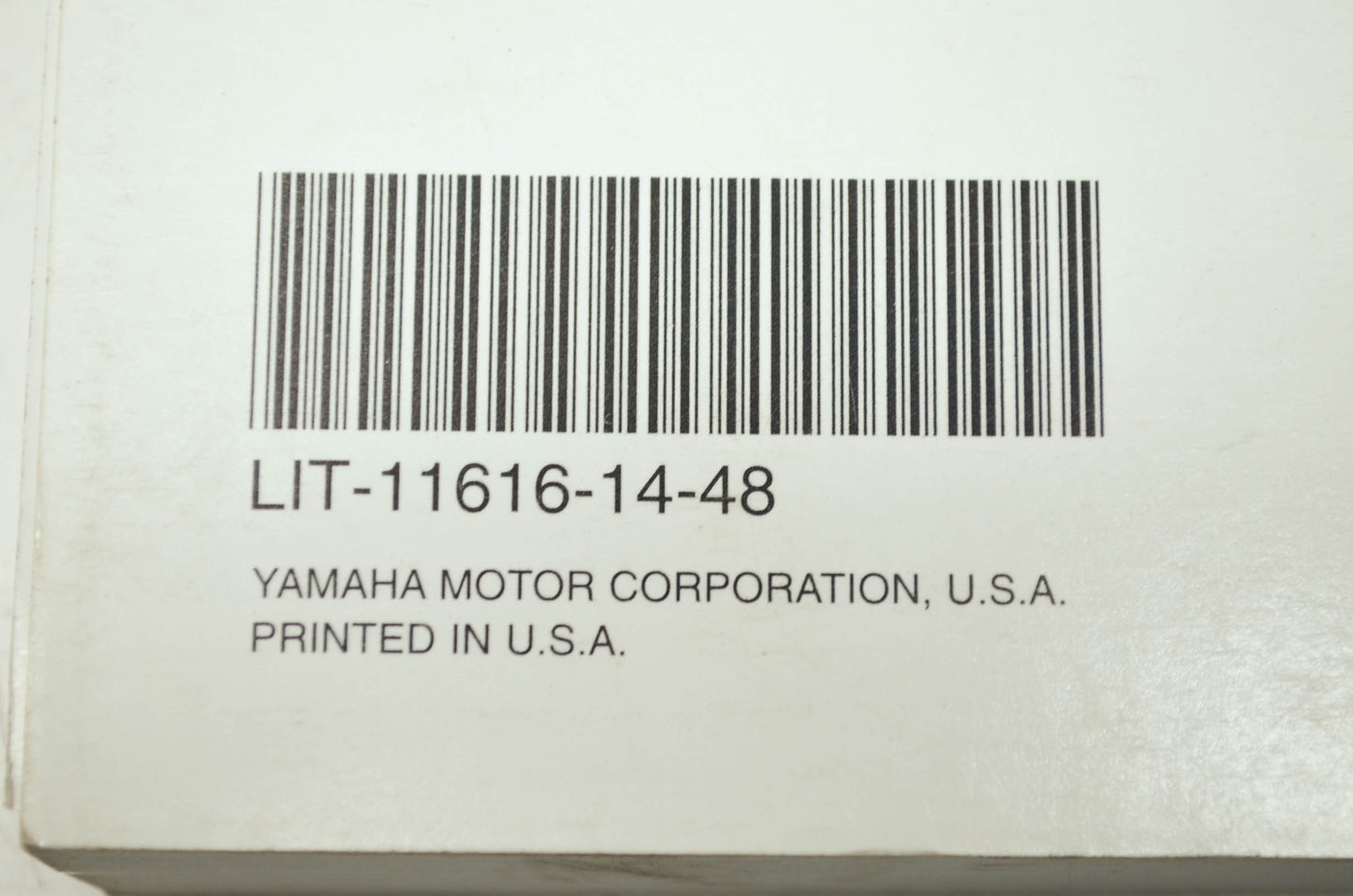 OEM Yamaha LIT-11616-14-48 FZS1000N/NC -S/SC Service Manual