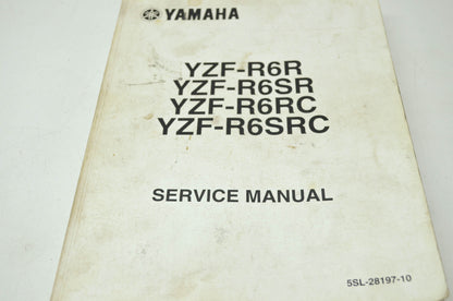OEM Yamaha LIT-11616-16-45 Service Manual YZF-R6R/SR/RC/SRC