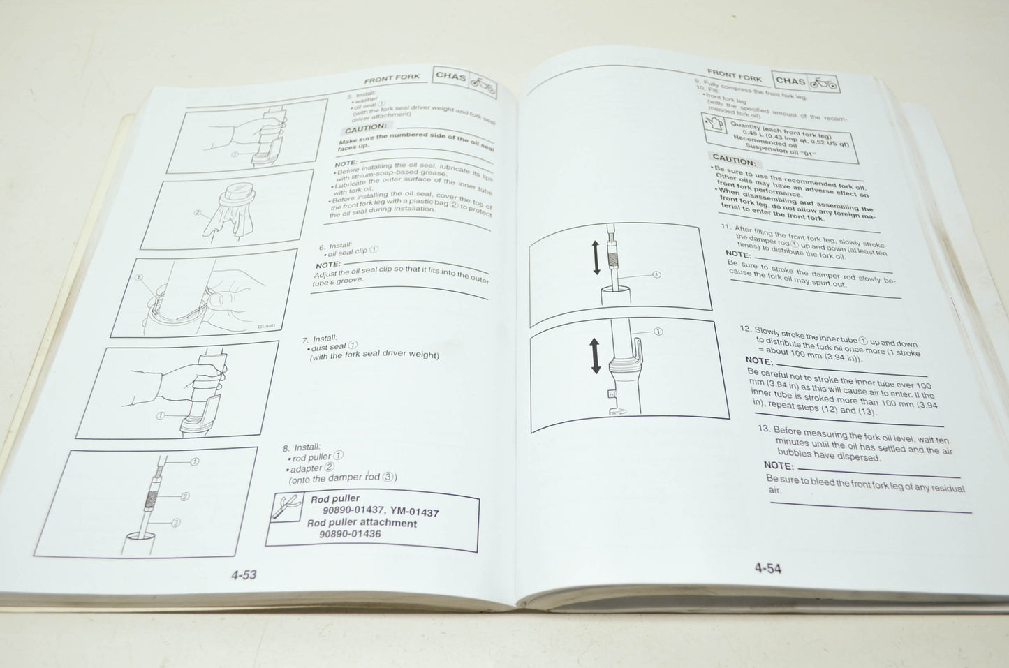 OEM Yamaha LIT-11616-16-45 Service Manual YZF-R6R/SR/RC/SRC