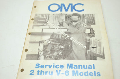 OMC 1984 2 thru V-6 Models Service Manual