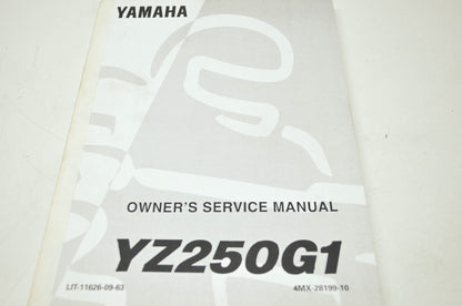 OEM Yamaha LIT-11626-09-63 YZ250G1 Owner's Service Manual