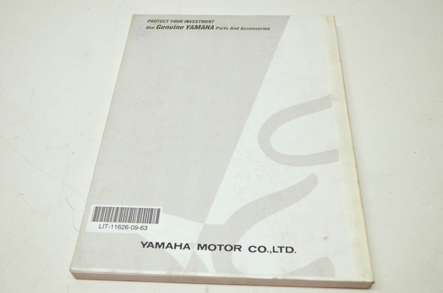 OEM Yamaha LIT-11626-09-63 YZ250G1 Owner's Service Manual
