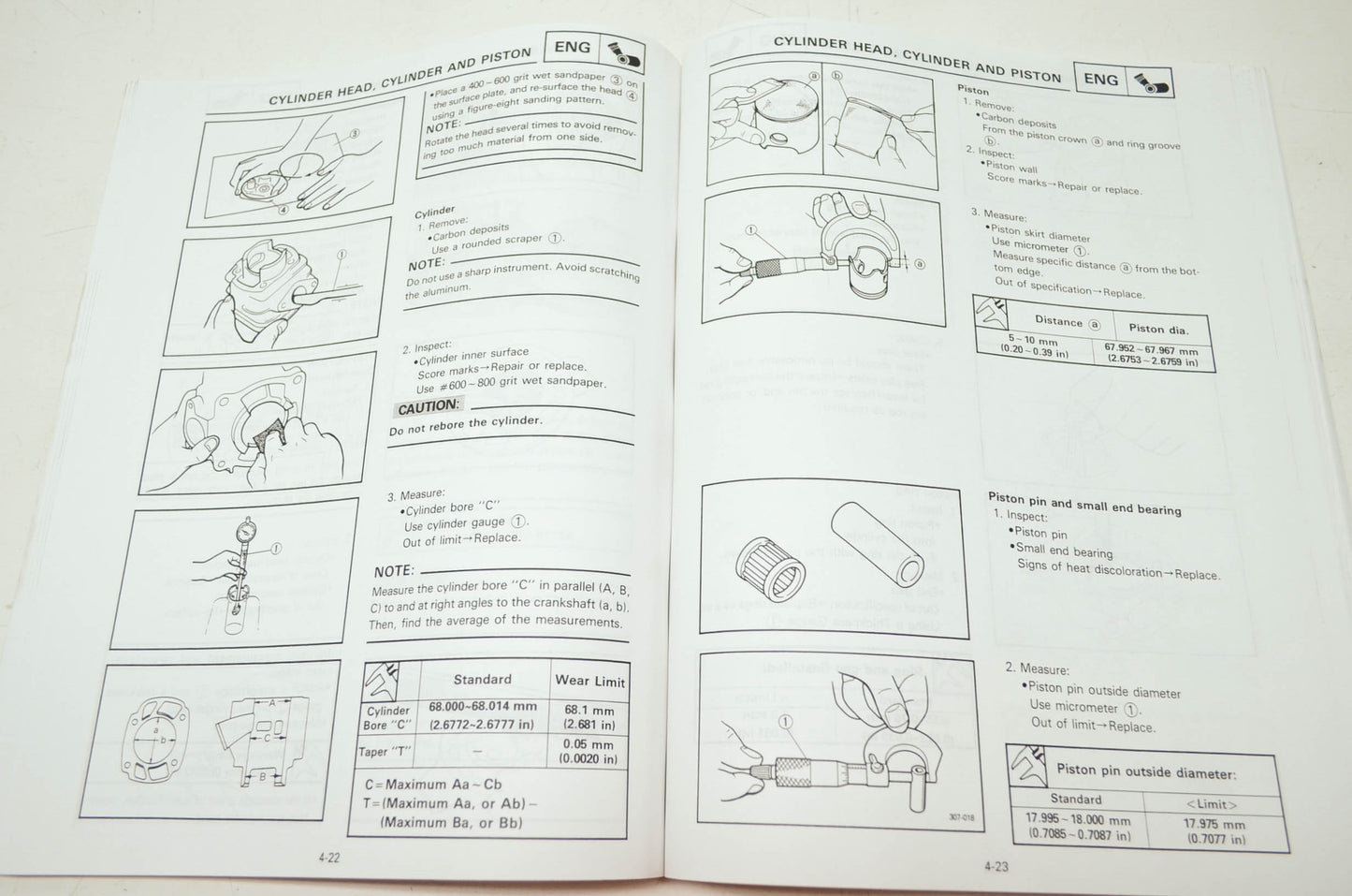 OEM Yamaha LIT-11626-09-63 YZ250G1 Owner's Service Manual