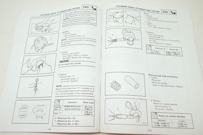 OEM Yamaha LIT-11626-09-63 YZ250G1 Owner's Service Manual