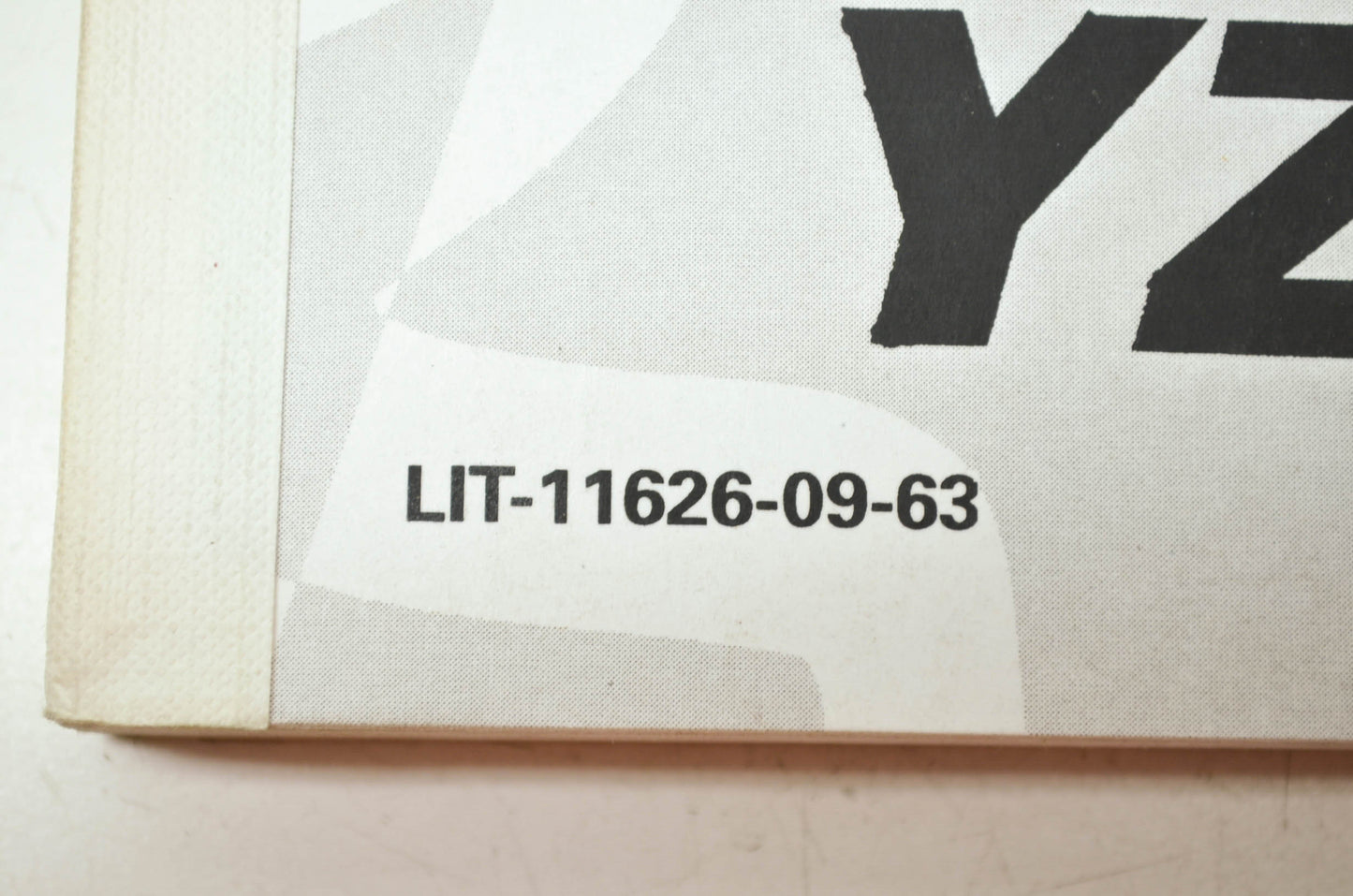 OEM Yamaha LIT-11626-09-63 YZ250G1 Owner's Service Manual