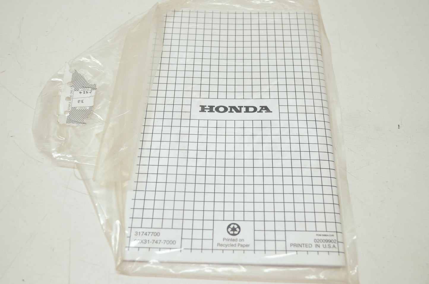 Honda Snowthrower HS621 Owner's Manual