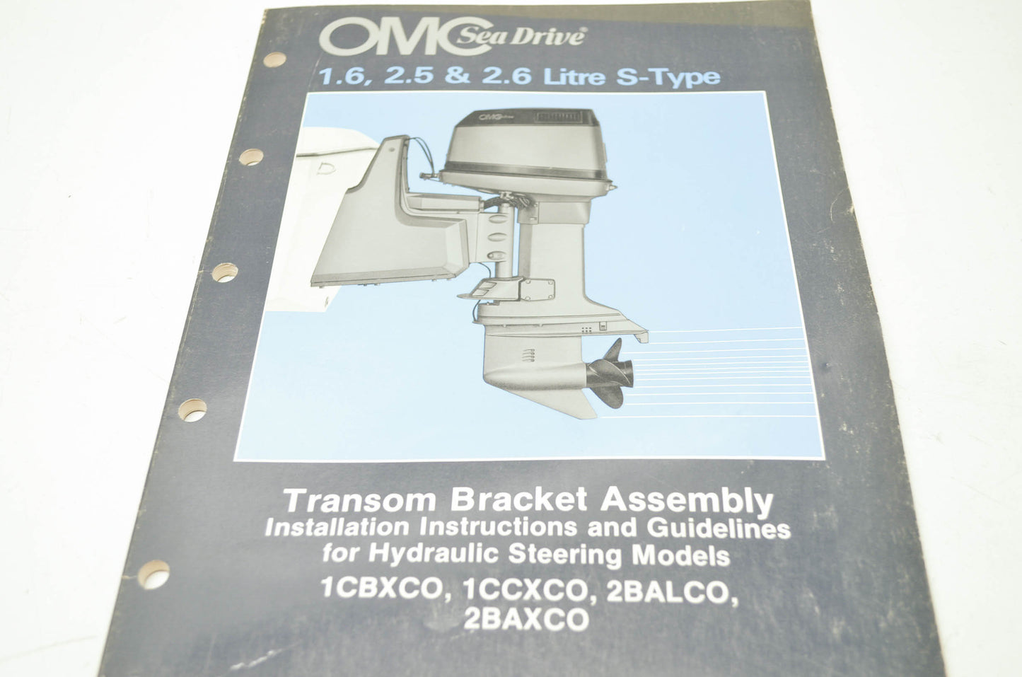 OMC Sea Drive 1.6 2.5 2.6 Liter S-Type Installation Manual