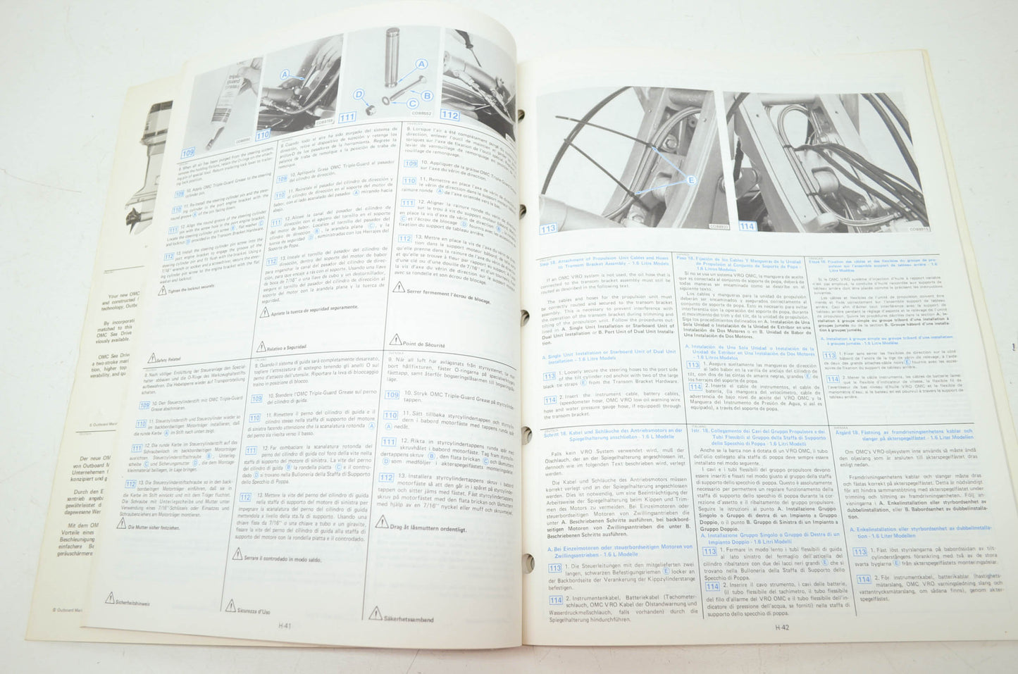 OMC Sea Drive 1.6 2.5 2.6 Liter S-Type Installation Manual