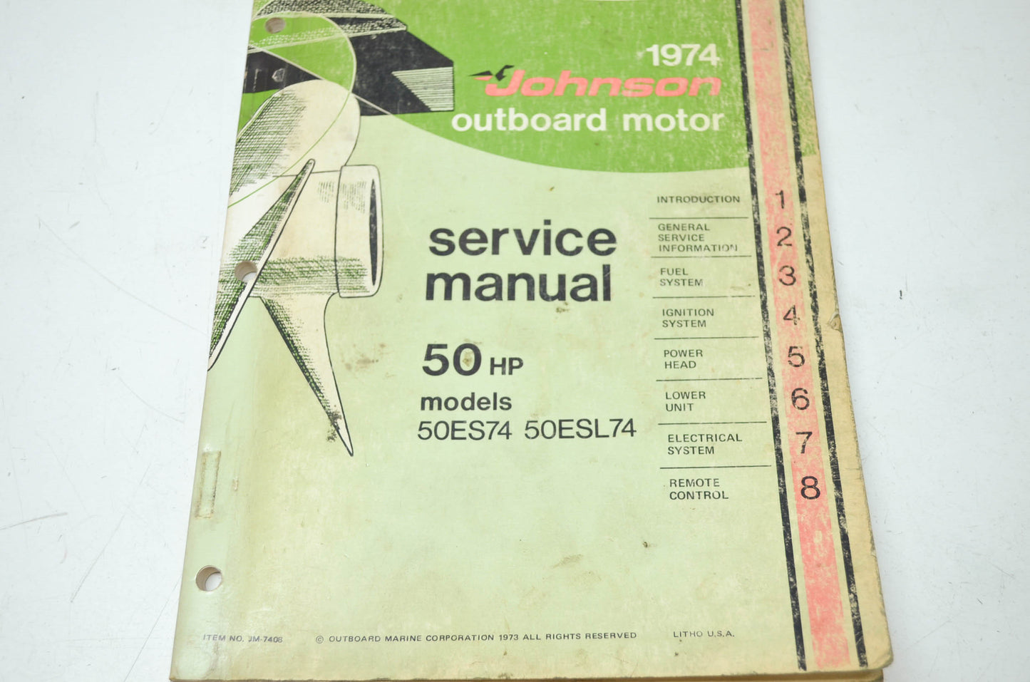 Johnson 1974 50HP Models Service Manual