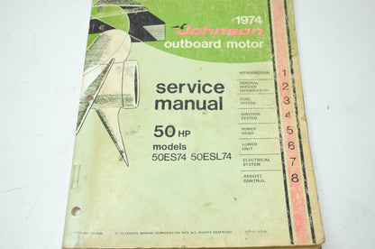 Johnson 1974 50HP Models Service Manual