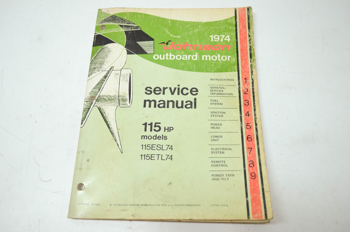 Johnson 1974 115HP Models Service Manual