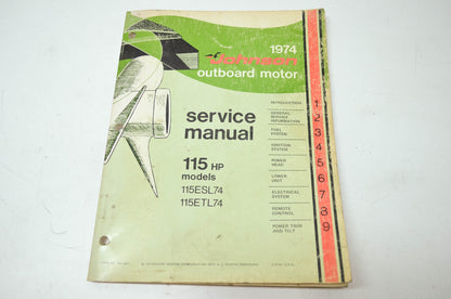 Johnson 1974 115HP Models Service Manual