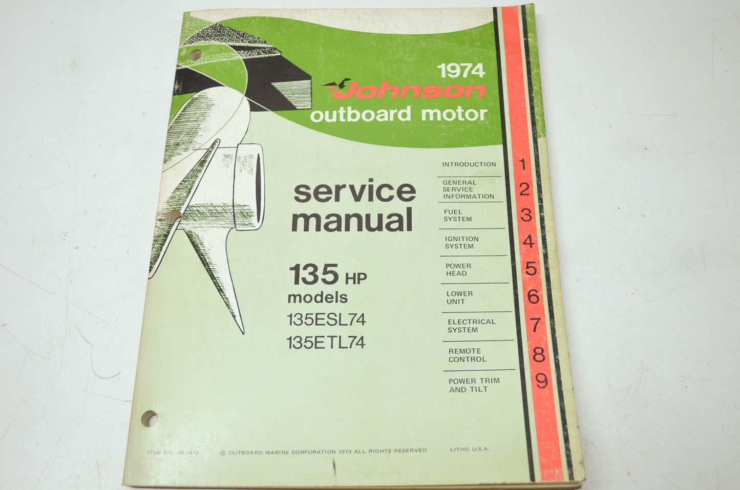 Johnson 1974 135HP Models Service Manual