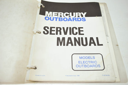 Mercury Electric Outboard Motors Service Manual