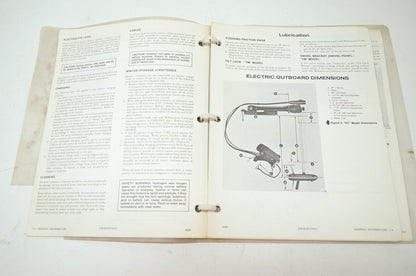 Mercury Electric Outboard Motors Service Manual