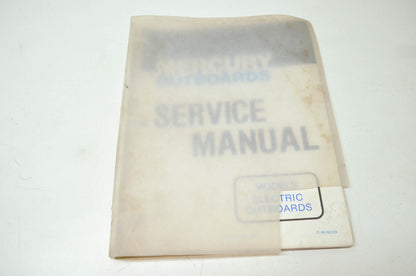 Mercury Electric Outboard Motors Service Manual