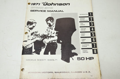 Johnson 1971 50HP Models Service Manual