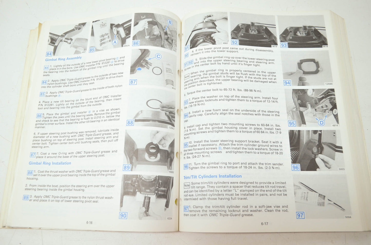 OMC Cobra MED MEF Models Service Manual