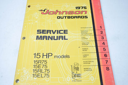 Johnson Outboards 1975 15HP Models Service Manual