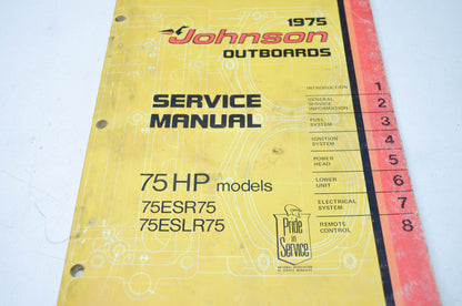 Johnson Outboards 1975 75HP Models Service Manual