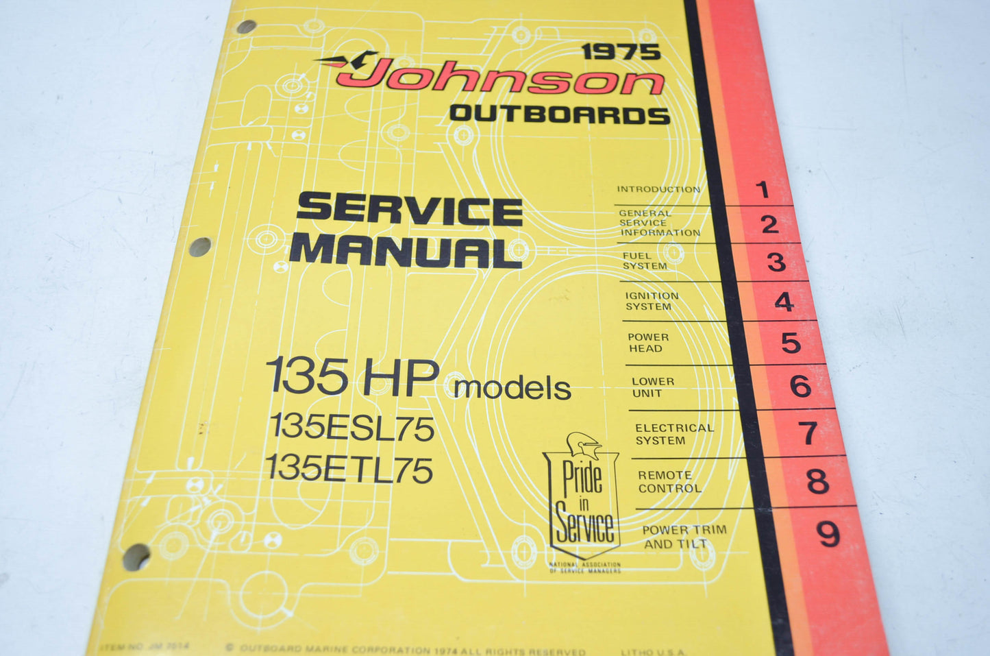 Johnson Outboards 1975 135HP Models Service Manual