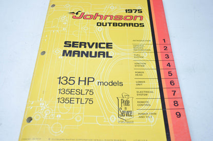 Johnson Outboards 1975 135HP Models Service Manual