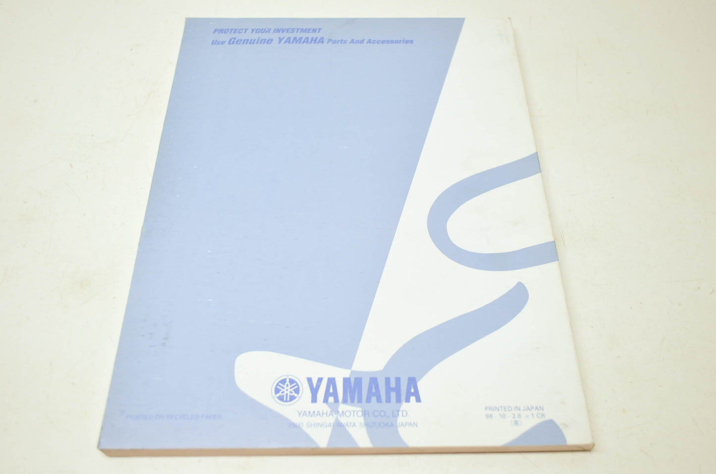 OEM Yamaha LIT-11626-12-54 YZ400FL1 Owner's Service Manual