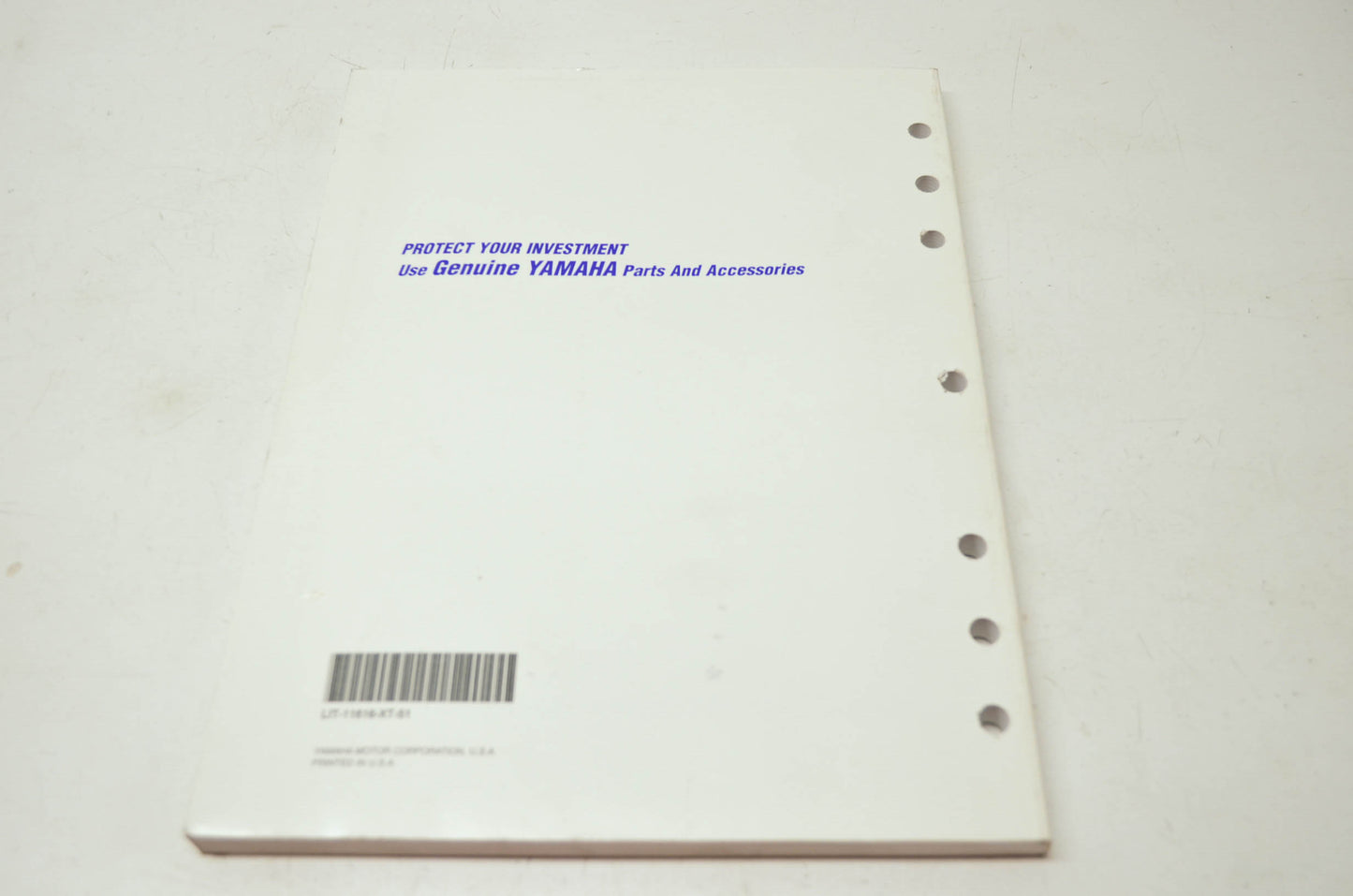 OEM Yamaha LIT-11616-XT-51 XT550K Service Manual