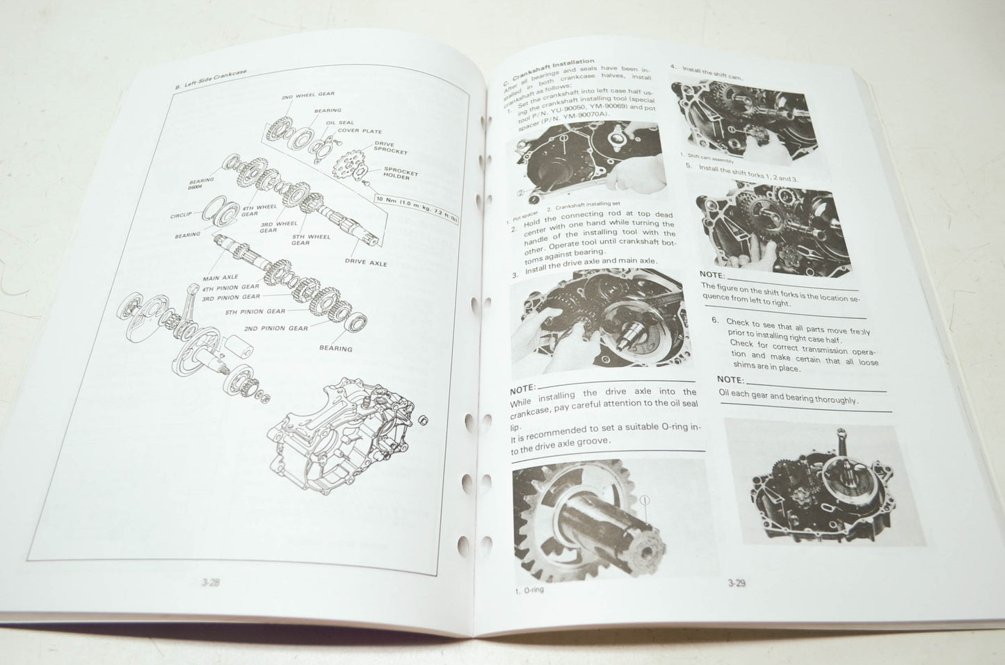 OEM Yamaha LIT-11616-XT-51 XT550K Service Manual