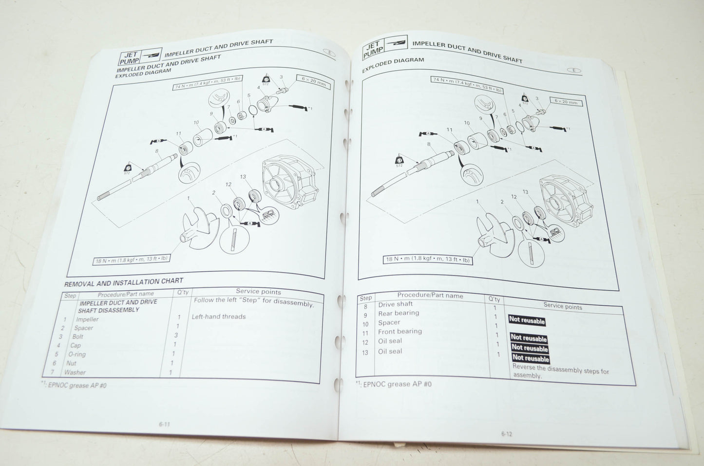 Yamaha WaveRunner XLT800 Service Manual