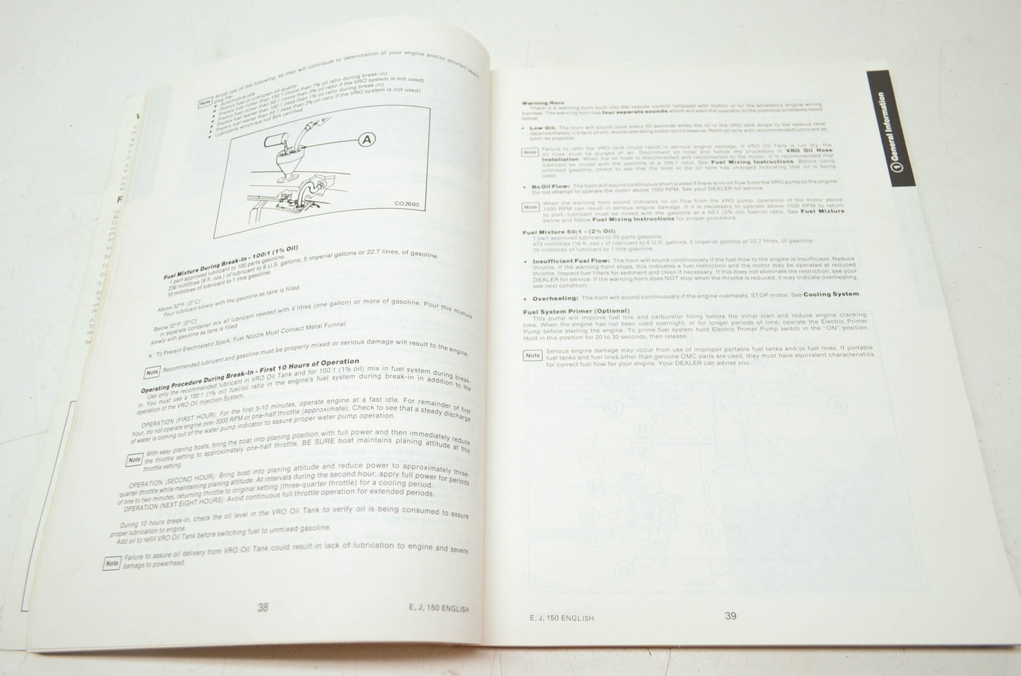 OMC Johnson GT150 Models Owner's Manual