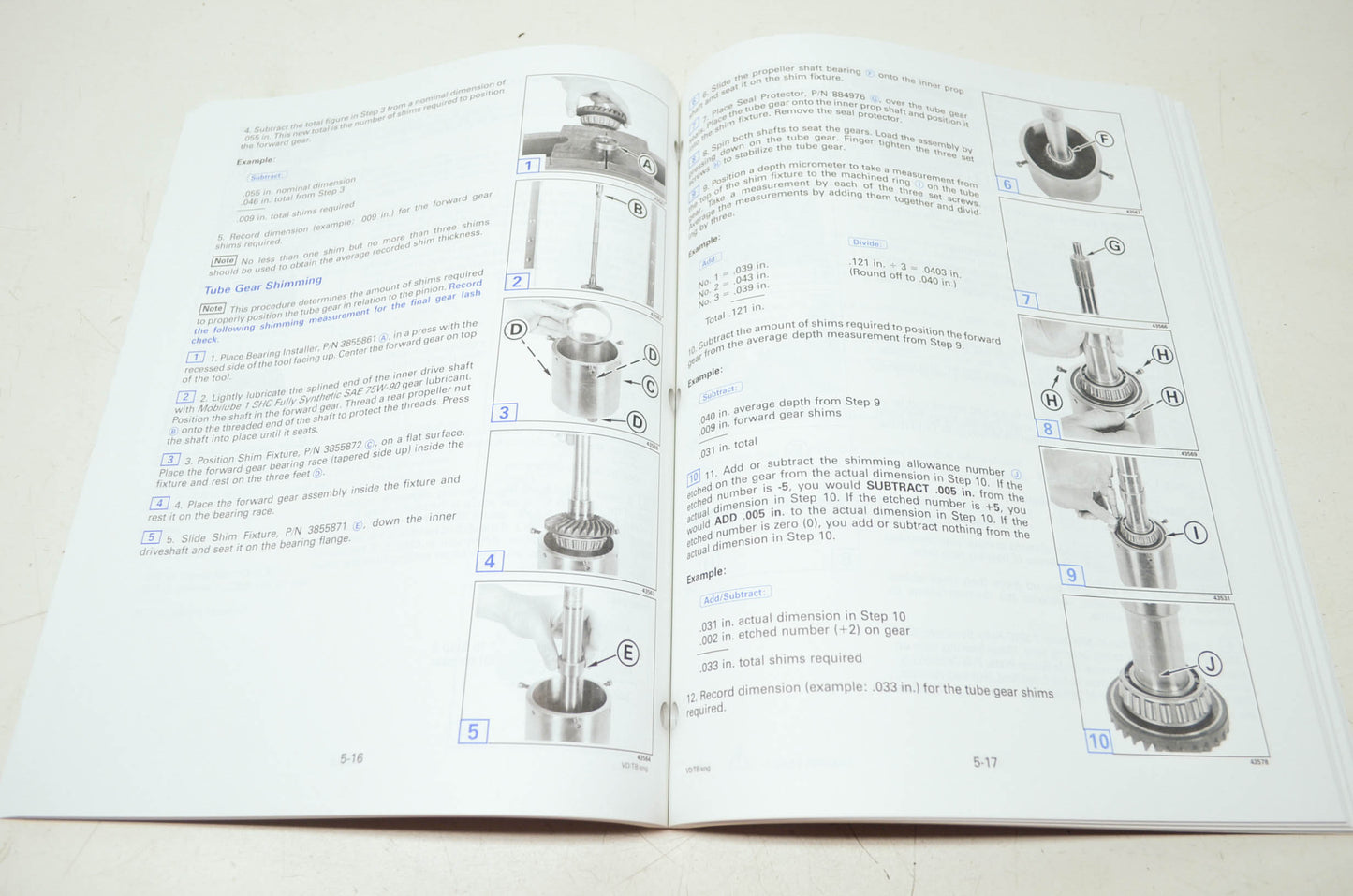 OMC 'NC' Vertical Drive/Transom Bracket Service Manual