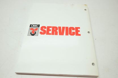 OMC Cobra 'HU' Vertical Drive/Transom Bracket Service Manual