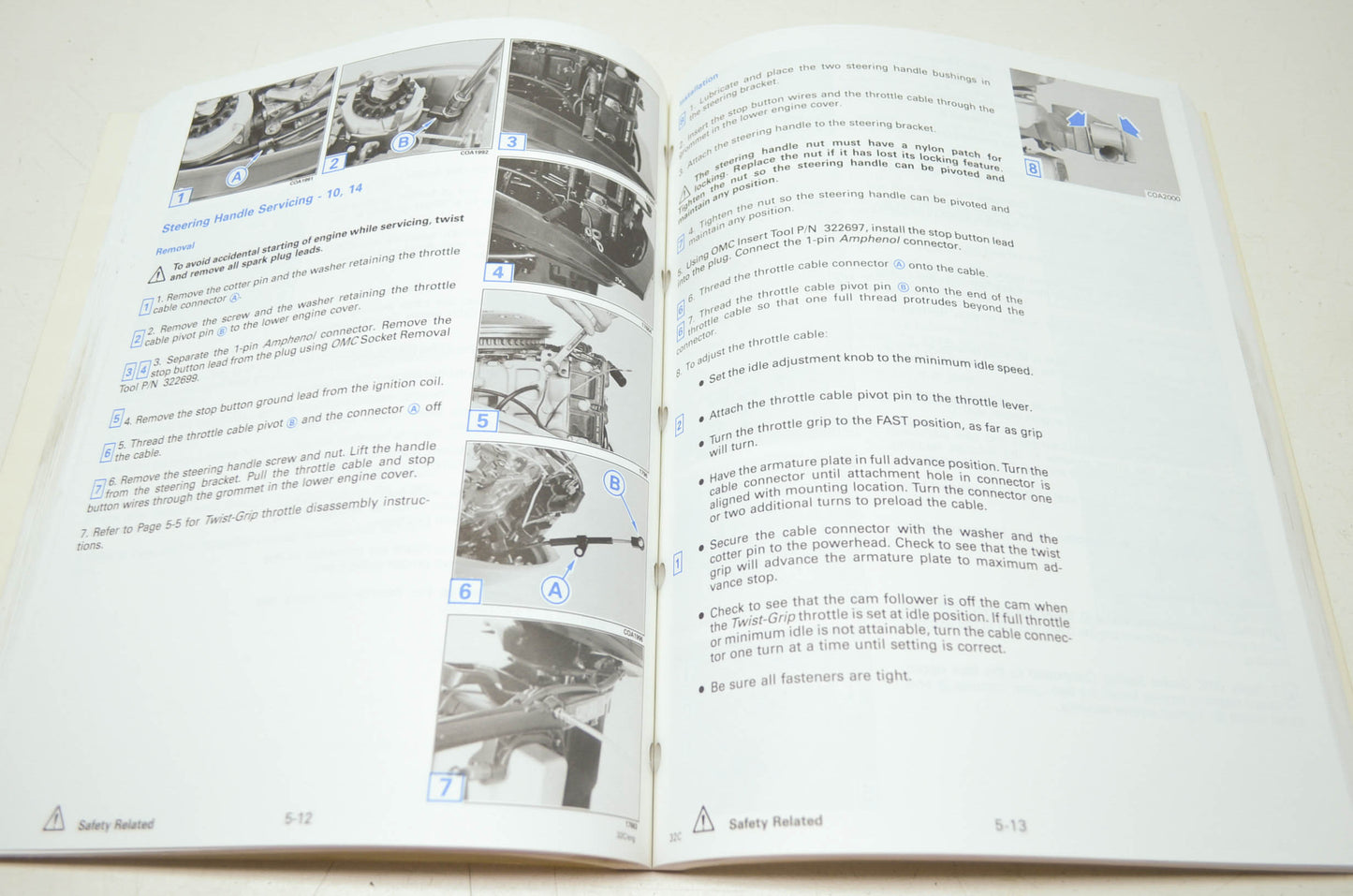 OMC 1991 Johnson 'EI' 9.9HP-30HP Service Manual