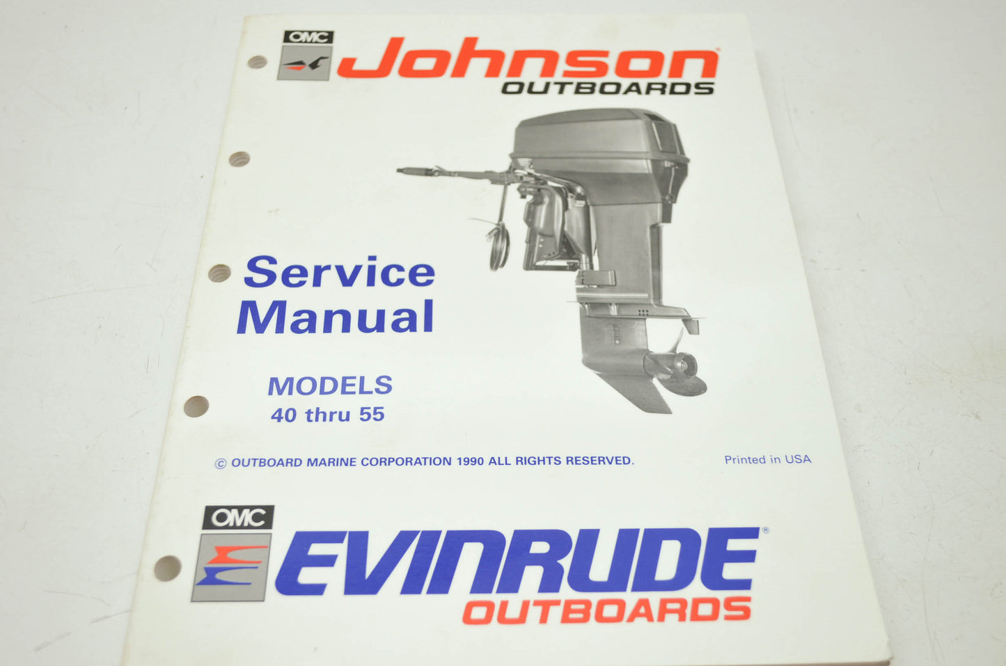 OMC 1991 Johnson 'EI' 40HP-55HP Service Manual