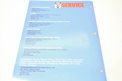 OMC 'MD' Cobra & King Cobra Engine Service Manual