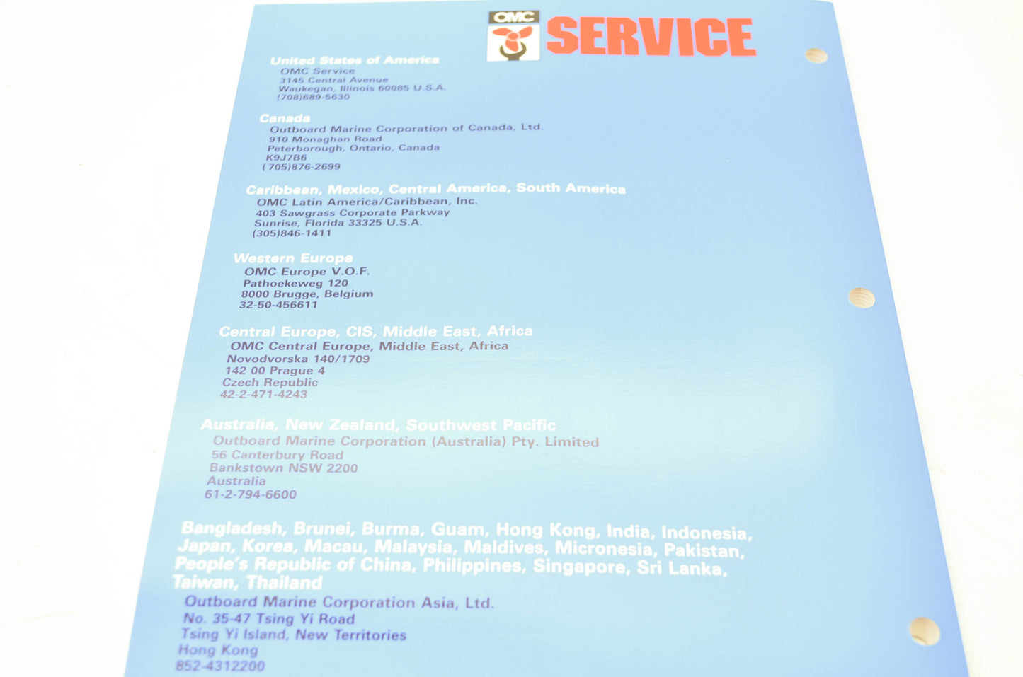 OMC 'MD' Electrical/Ignition Service Manual