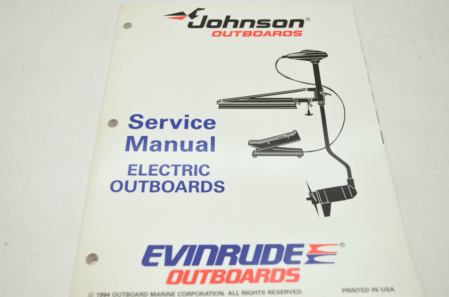 OMC Johnson 'EO' Electric Outboards Service Manual