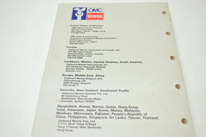 OMC Johnson 'CE' 40HP-55HP Service Manual