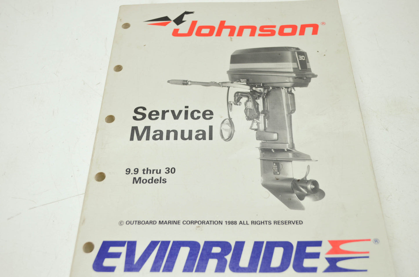 OMC Johnson 'CE' 9.9HP-30HP Service Manual