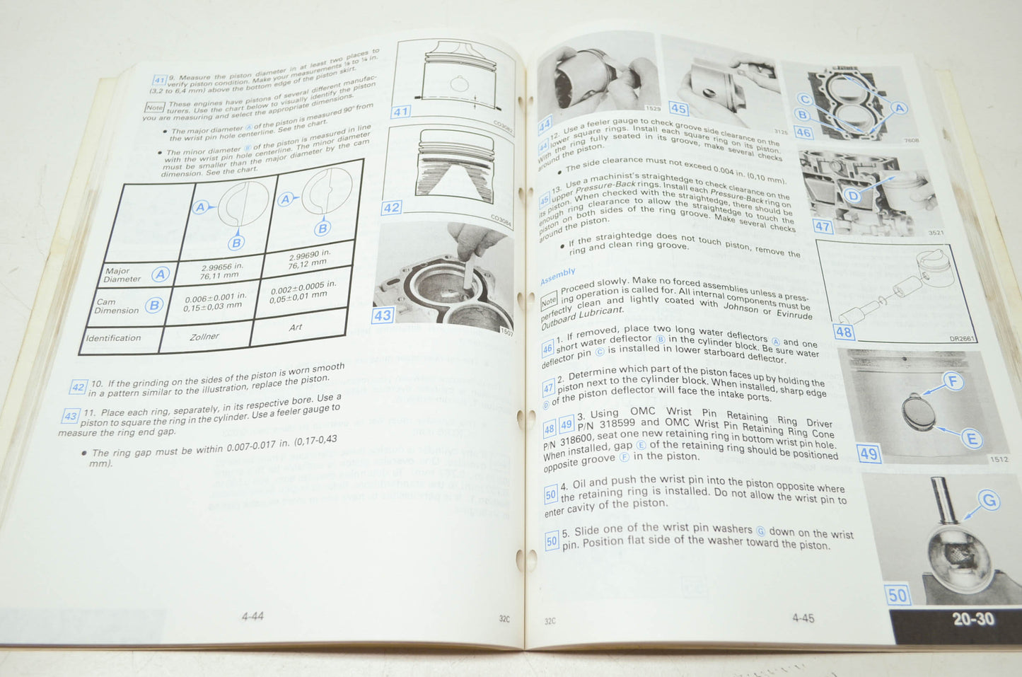 OMC Johnson 'CE' 9.9HP-30HP Service Manual