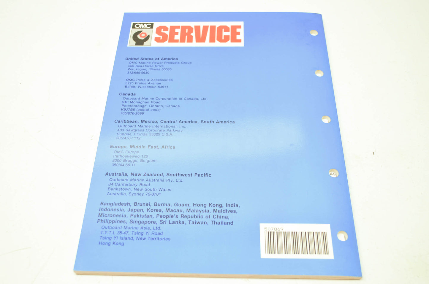 OMC Johnson 'ES' Electric Trollers Service Manual